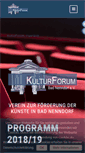 Mobile Screenshot of kulturforum-badnenndorf.de